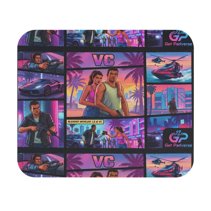 Retro Neon VC Desk Mat — Vice City Edition