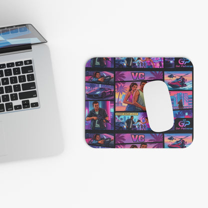 Retro Neon VC Desk Mat — Vice City Edition